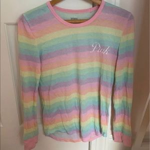 PINK rainbow longsleeve